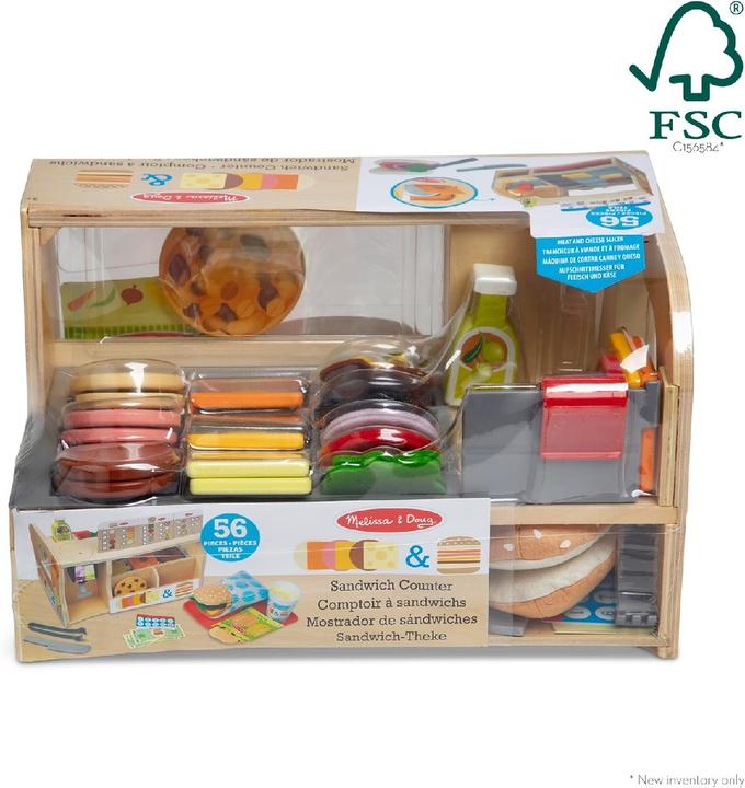Immagine prodotto Spin Master Melissa & Doug - Slice & Stack Sandwich Theke