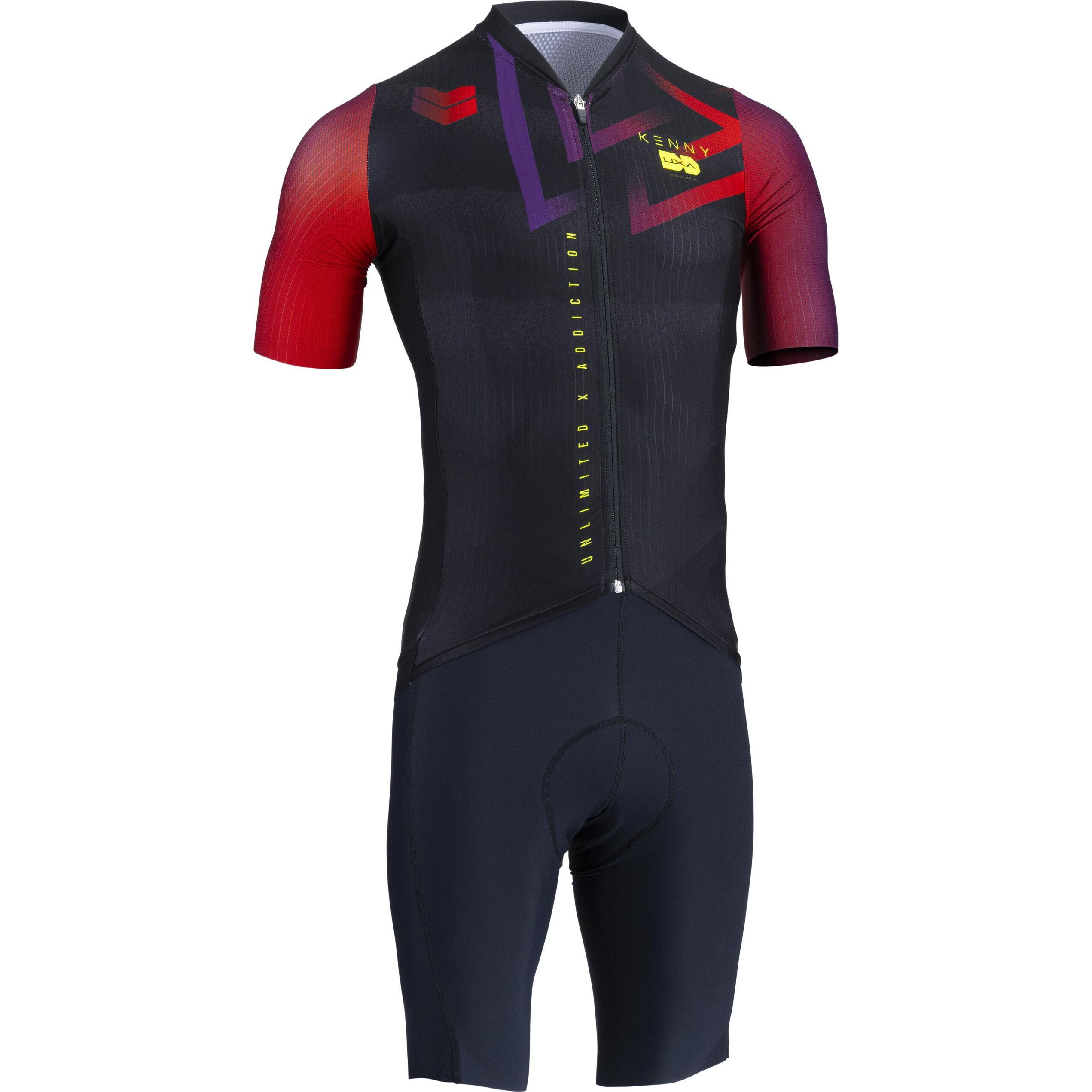 Kenny, Herren, Velotrikot, Escape (M), Schwarz, M
