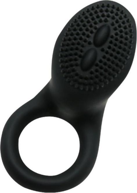 Actual product image Pretty Love Vibrating Ring Cobra - Black (2.40 cm)