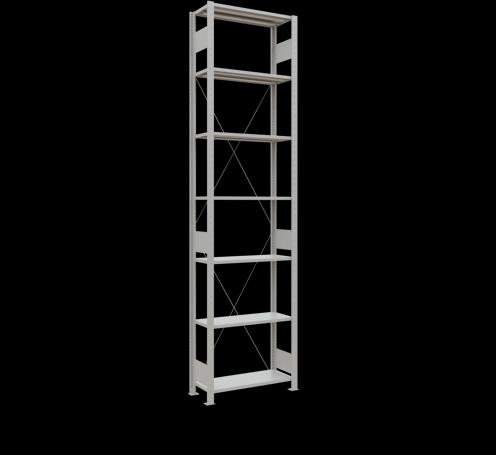 Actual product image Schulte Lagertechnik MULTIplus150 basic racking system with cross braces