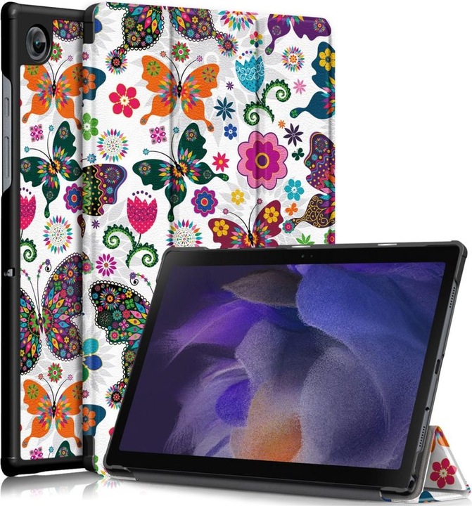 Cover-Discount Galaxy Tab A8 10.5 - Tri-fold Smart Case Schmetterlinge (Galaxy Tab A8)