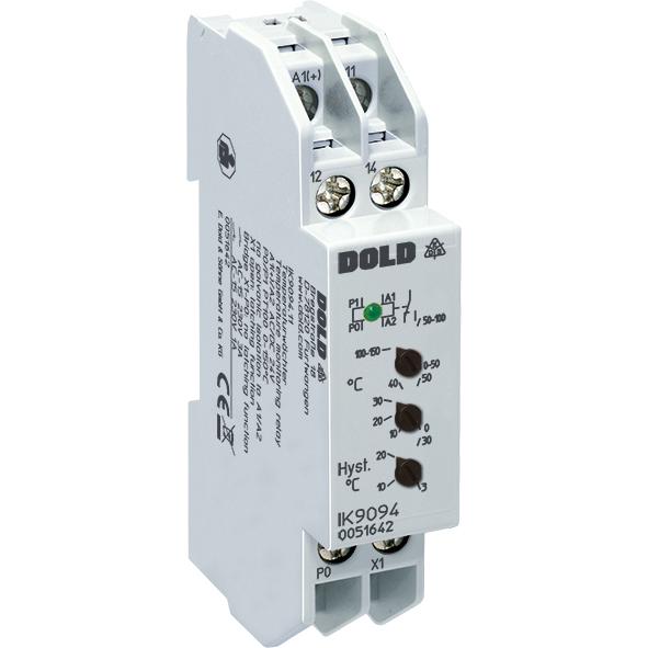 Dold Monitoraggio della temperatura 0-150C IK9094.11 AC/DC24V, Relais