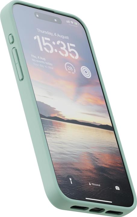 Produktbild Njord Hard-Cover Fabric MagSafe Case Turquoise (Apple iPhone 15 Pro Max)