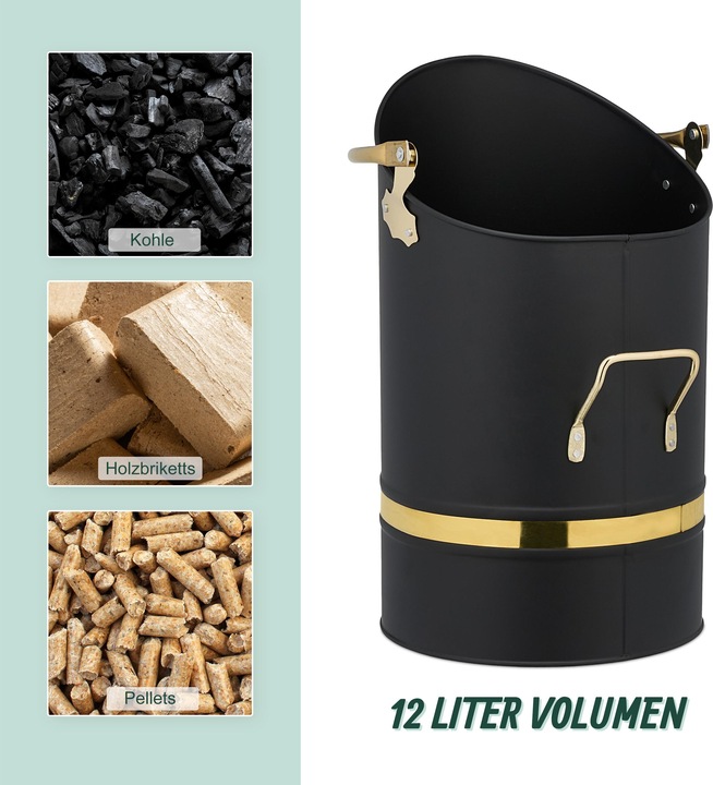 Actual product image Relaxdays Coal chute (23 x 23 x 40 cm)