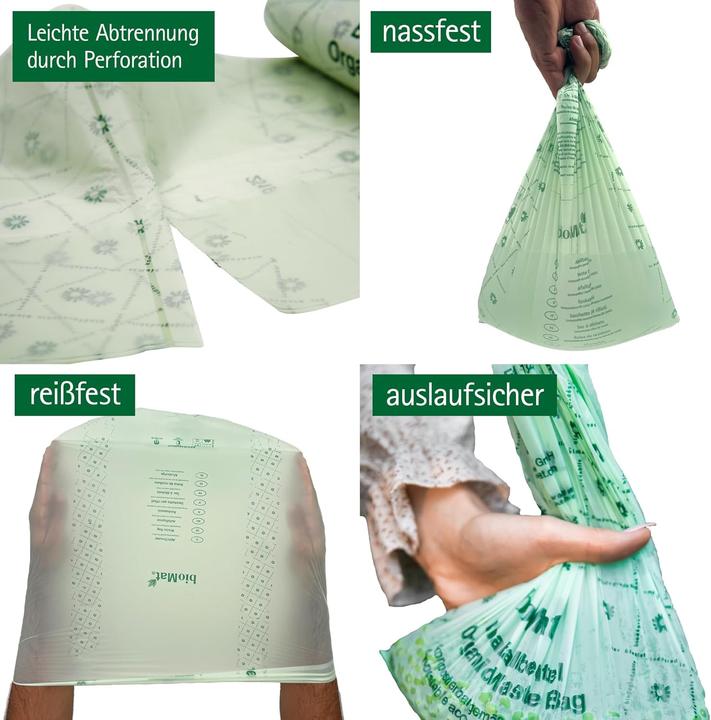 Produktbild BioMat Kompostierbare Abfallsäcke (20x, 240 l)