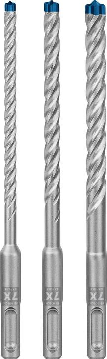Bosch Professional Zubehör EXPERT SDS plus-7X Hammerbohrer-Set, 6/8/10 mm, 3-tlg. (10.0 mm, 6.0 mm, Ø 8.0 mm)