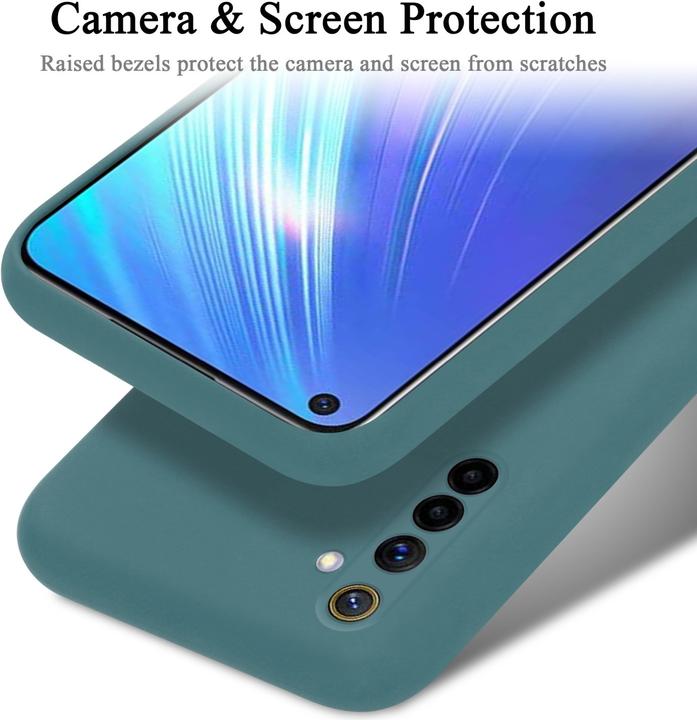 Image du produit Cadorabo TPU Liquid Silicone Case Housse pour Realme 6 4G / 6s (Realme 6, Realme 6s)