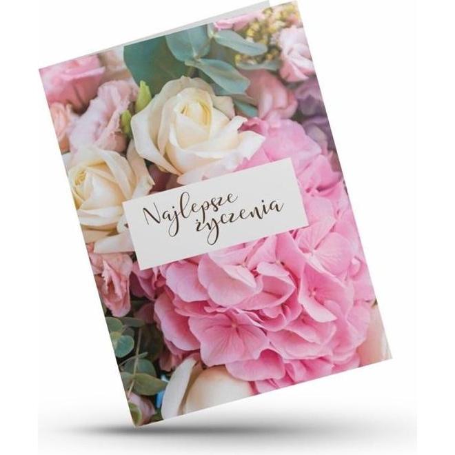 Koinonia, Biglietto di auguri + Carta da lettere, Karte - Beste Wünsche - Rosen