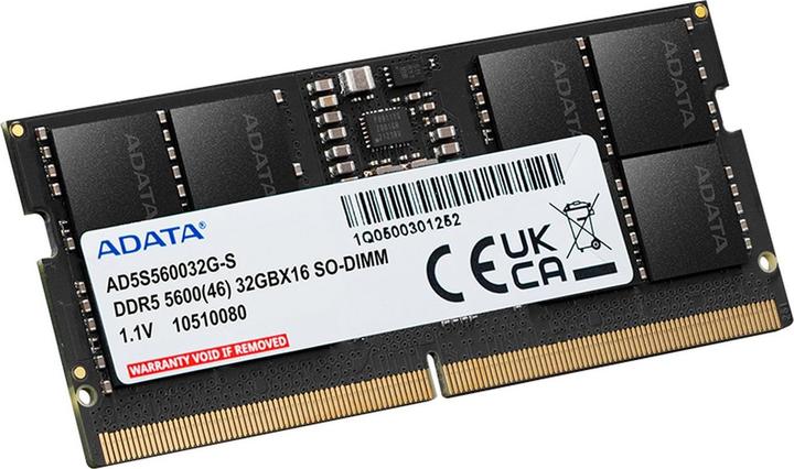 Actual product image Adata SO-DDR5 16GB 5600-46 Premier Single Tray (1 x 16GB, 5600 MHz, DDR5 RAM, SO-DIMM)