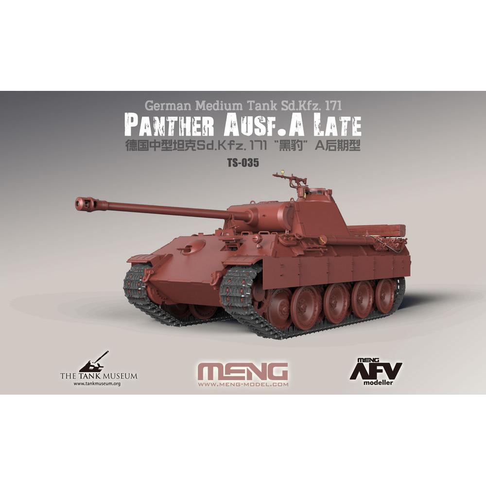 Meng-Model Carro armato medio tedesco Sd.Kfz.171 Panther Ausf.A Late