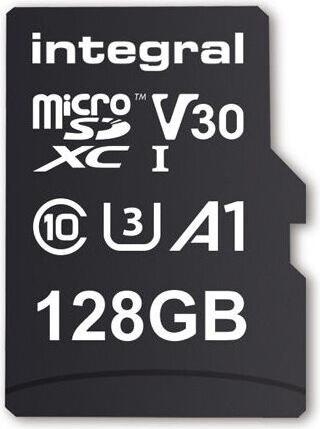 Productafbeelding INMSDX128G-100V30 128GB MICRO SD KAART MICROSDXC UHS-1 U3 CL10 V30 A1 TOT 100MBS LEZEN 45MBS (128 GB, microSD, U3, UHS-I)