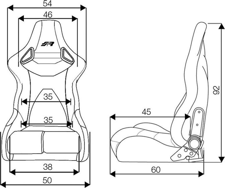 Immagine prodotto Simoni Racing Tuning Sitz Jackie (rechte Seite)