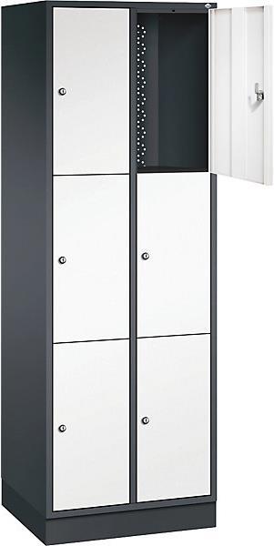 Image du produit C+P INTRO Armoire de rangement en acier, hauteur du compartiment 580 mm