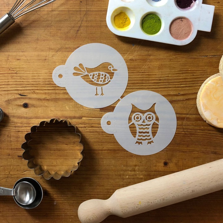 Immagine prodotto Designer Stencils Stencil di gufo e uccelli