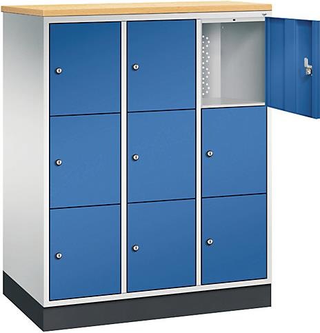 Produktbild C+P INTRO Stahl-Schliessfachschrank, Fachhöhe 345 mm