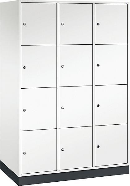 Image du produit C+P INTRO Armoire à casiers verrouillables en acier, hauteur des casiers 435 mm