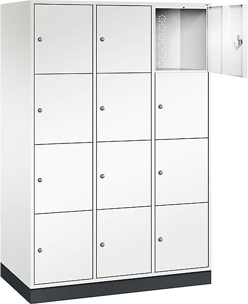 Image du produit C+P INTRO Armoire à casiers verrouillables en acier, hauteur des casiers 435 mm