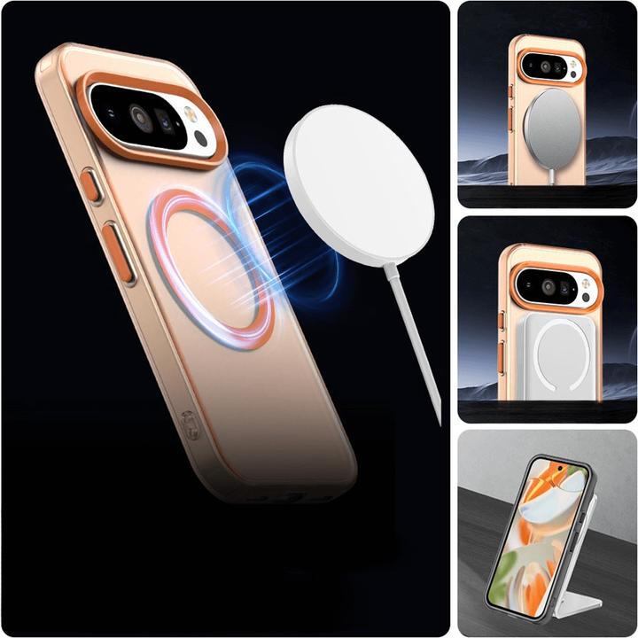 Actual product image Cover-Discount Google Pixel 10 / 10 Pro - Acryl-Handyhülle mit Magnet und Farbakzent (Google Pixel 10 Pro, Google Pixel 10)