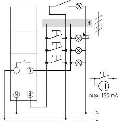 Image du produit Elbro Minuterie pour cage d'escalier AMD trealux 510, éclairage temp.ou perm., 2600 W