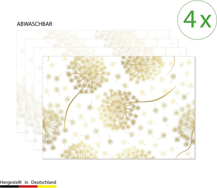 Produktbild CoverYourDesk Tischset Goldene Pusteblume