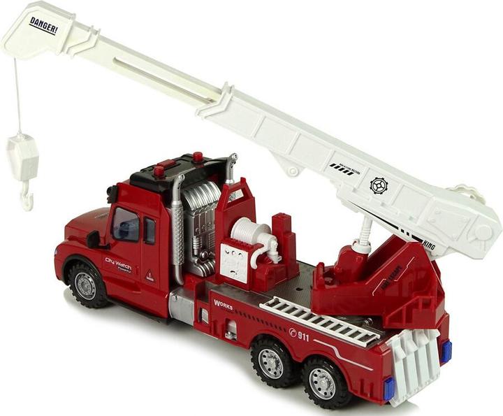 Image du produit Lean Toys Lumières du camion de pompier télécommandé, sons de 2,4 G