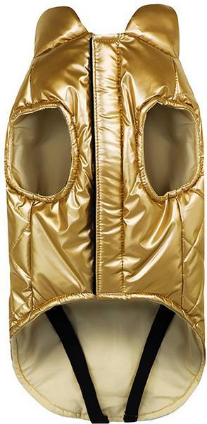 Image du produit Record Manteau glossy CÃ‰LINE, 50 cm, dorÃ© (50, Manteau pour chien)