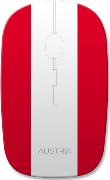 Immagine prodotto Q-Connect Mouse ottico senza fili Omega - Edizione calcio Austria USB (OM0414FAS) (Senza fili)