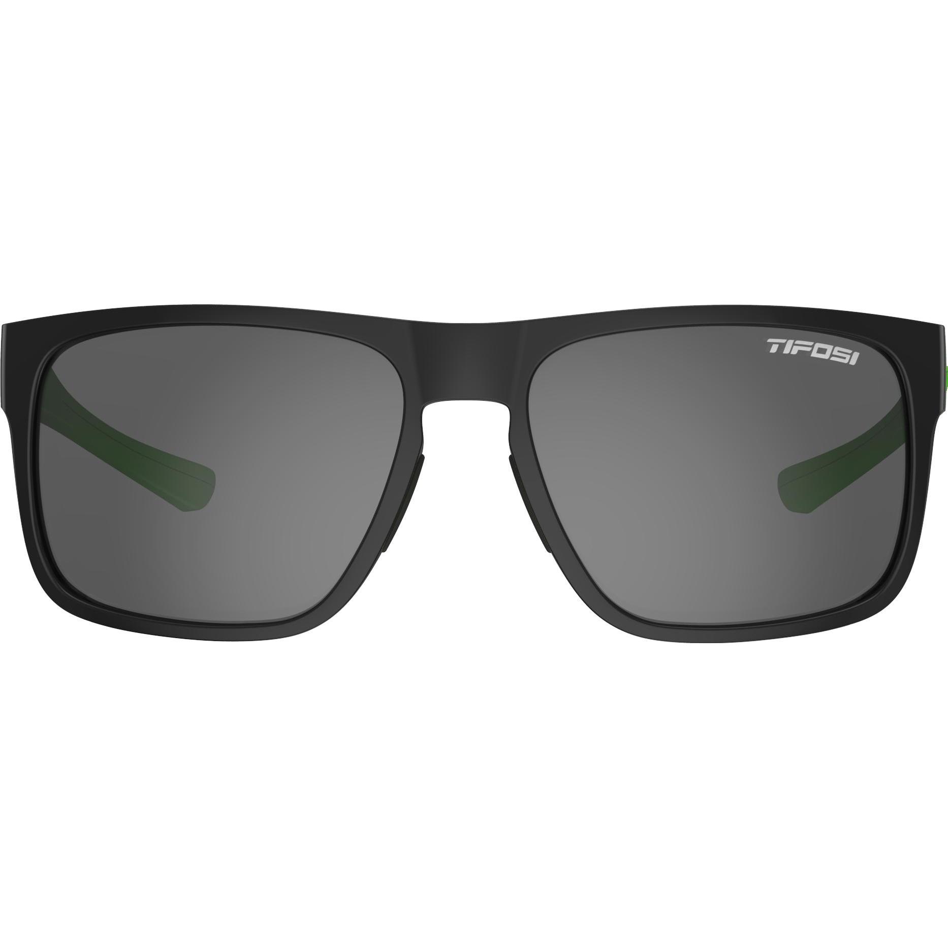 Thumbnail - MGA, Sonnenbrille, Tifosi Swick poliarisierte Satinschwarz/Neongläser (1 Rauchglas 15,4% Lichtübertragung) (neu)