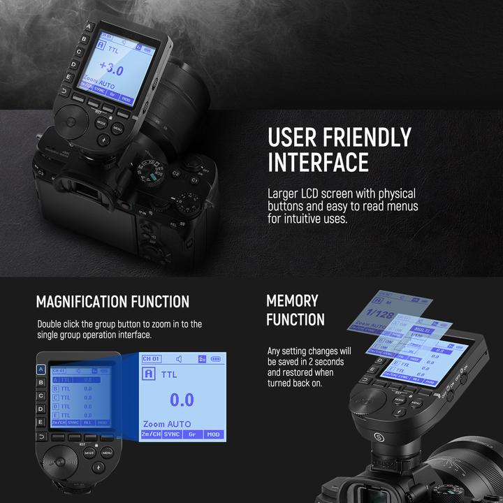 Produktbild Neewer QPRO-S TTL wireless flash trigger