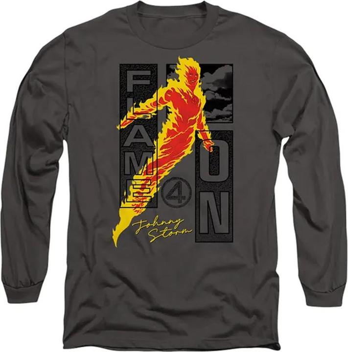 Produktbild Fantastic Four Flame On Johnny Storm Trend TShirt Langärmlig (L)
