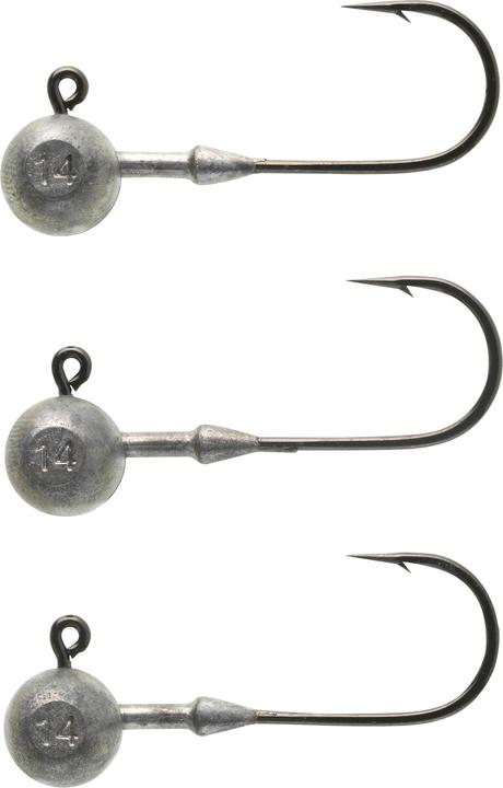 Actual product image Caperlan Lead head football for rubber feathers