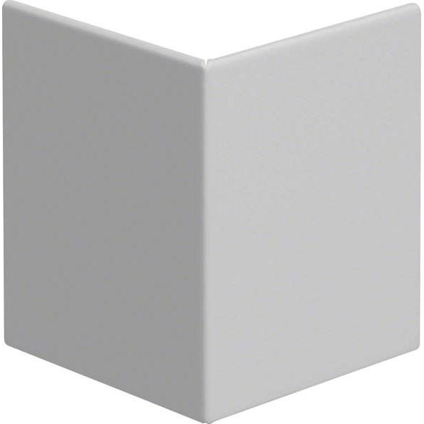 Hager, Leitungsführung, TEH BRS0802A7035 AuÃeneckabdeckung, 80mm,Stahlbl,lg