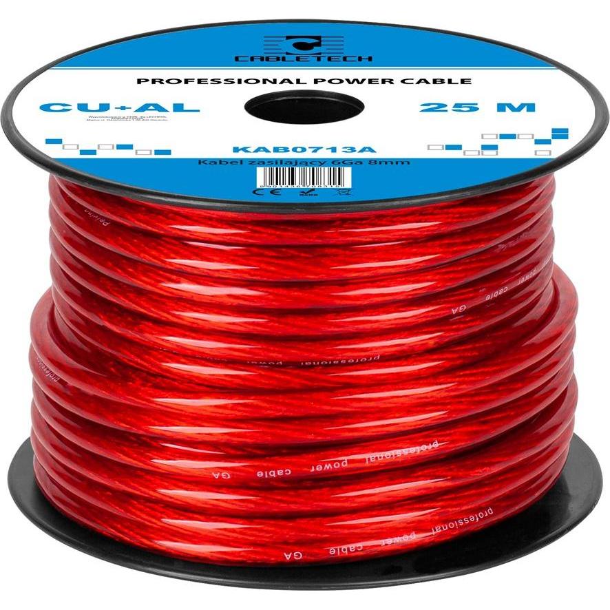 Peiying Autokabel 6Ga OD8mm CU + AL 25m (KAB0713A)