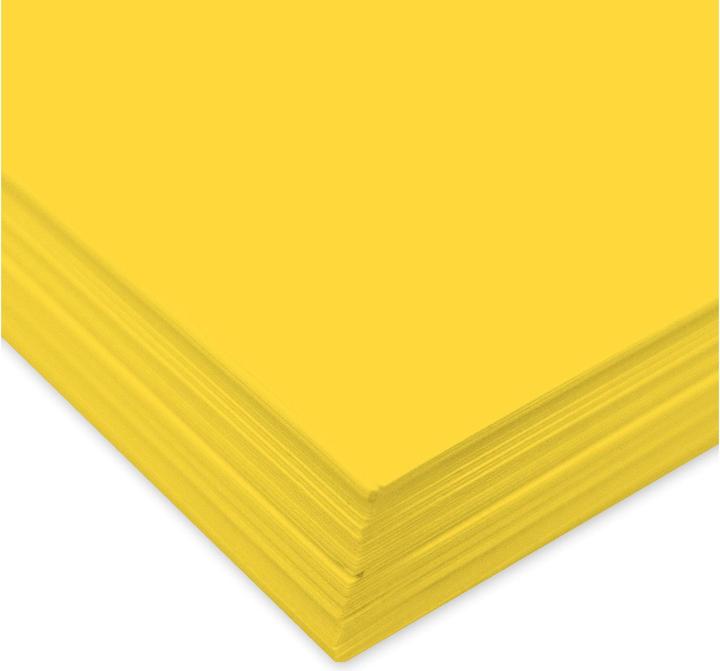 Actual product image Ursus Clay drawing paper A4, 130 g/m², 100 sheets, dark yellow (130 g/m², A4)