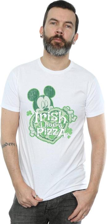 Produktbild Disney Mickey Mouse Shamrock Pizza TShirt (M)