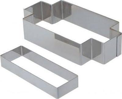 Actual product image de Buyer Cake ring rectangular 8x2.5cm H: 2.5cm