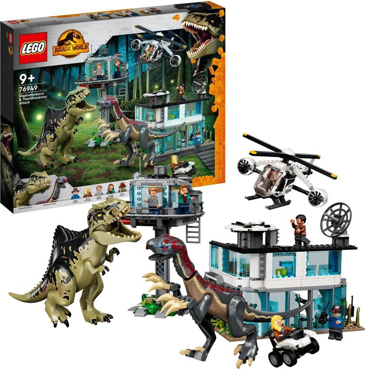 Produktbild LEGO Giganotosaurus & Therizinosaurus Angriff (76949, LEGO Jurassic World)