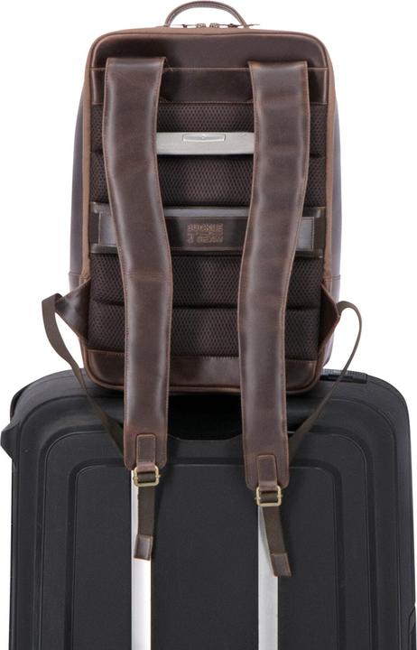 Image du produit Buckle & Seam Sac à dos en cuir Leon Marron / Dot (13.50 l)