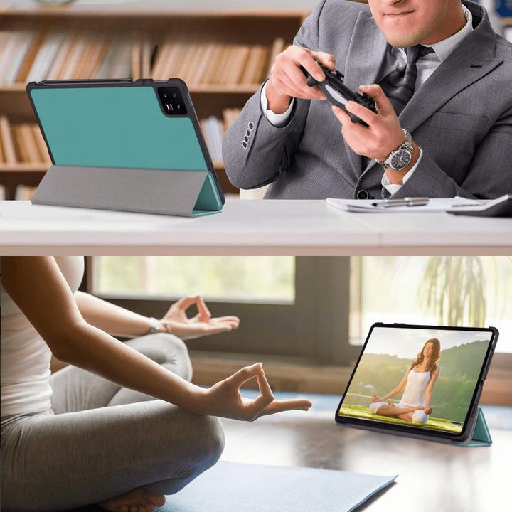 Produktbild Cover-Discount Xiaomi Pad 6 - Tri-fold Smart Case grün (Xiaomi Pad 6, Xiaomi Pad 6 Pro)