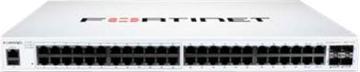 Produktbild Fortinet FS-148F-POE Netzwerk-Switch L2 Gigabit Ethernet (10/100/1000) Power over Ethernet (PoE) 1U Weiss (48 Ports)