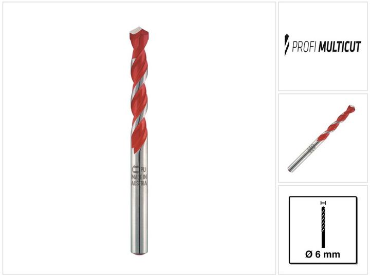 Actual product image Alpen Carbide multipurpose drill 6 m (6 mm)