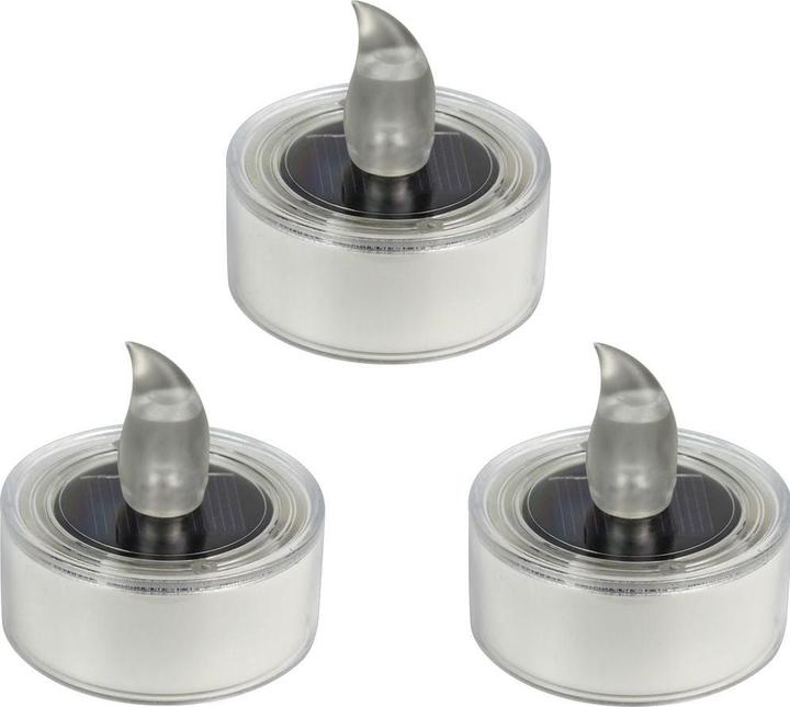Image du produit EGLO Set de bougies LED SOLAR 5 cm x 3 cm, blanc (3 x)