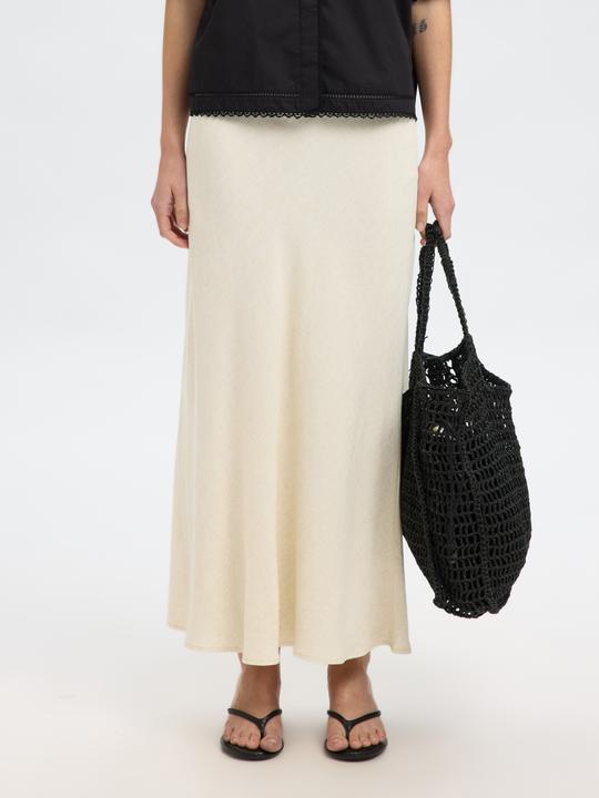 Actual product image Selected Slfviva-Lena Hw Ankle Skirt Noos (42)