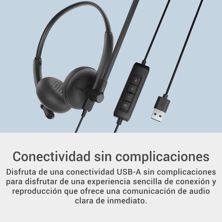 Actual product image Dell WH125 (Cable, USB-A, Cisco, Google Meet, Microsoft teams, Zoom)