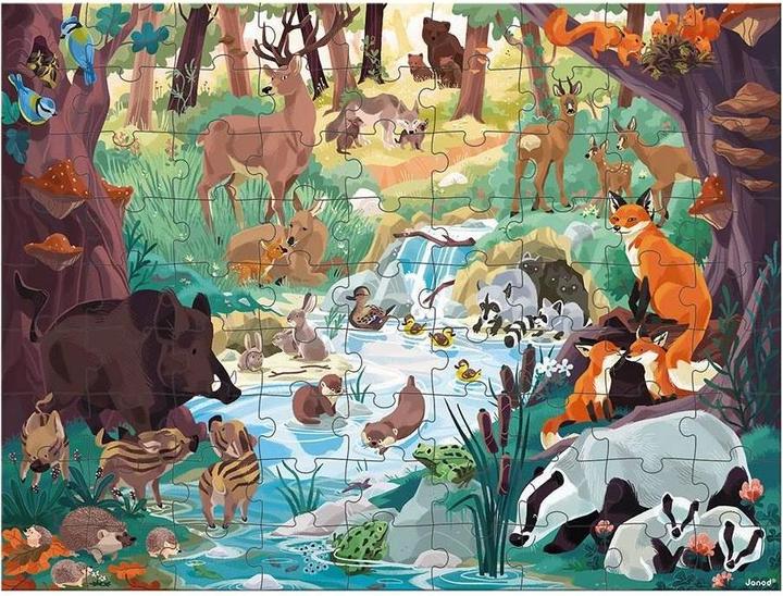 Actual product image Janod WWF Puzzle forest animals (81 pieces)
