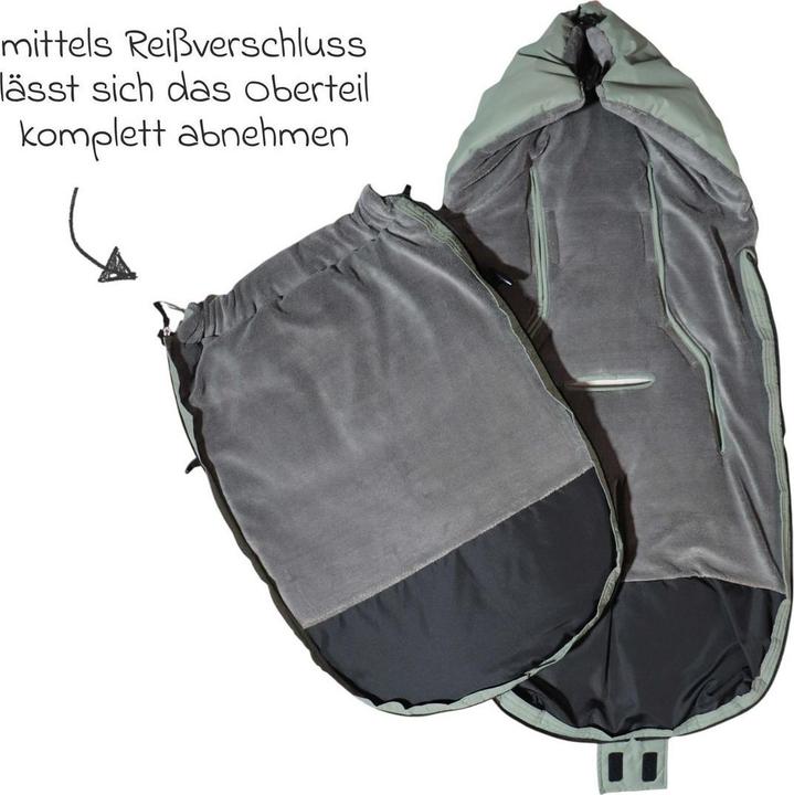 Produktbild Kaiser Baby Kaiser Thermo Fusssack Akiko, salbei green/grey
