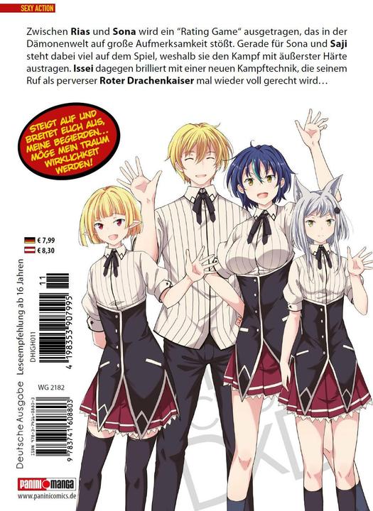 Actual product image Panini HighSchool DxD (German, Ichiei Ishibumi, Hiroji Mishima, Zero Miyama, 2018)