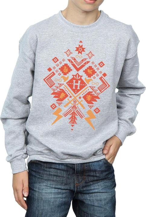 Produktbild Christmas Fair Isle Sweatshirt Jungen (116)