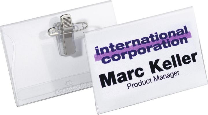 Produktbild Durable Namensschilder mit Kombiklemme