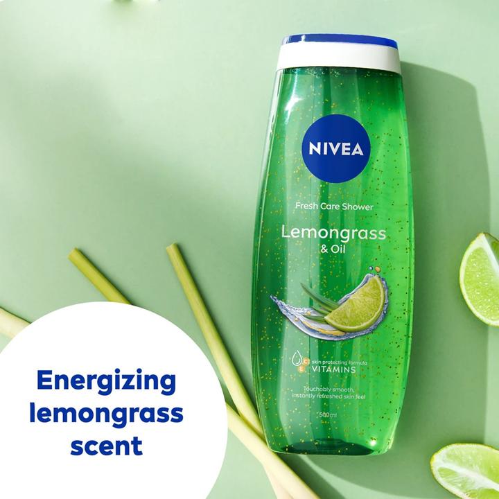 Productafbeelding NIVEA Lemongrass & Oil Care douchegel 500ml (500 ml)